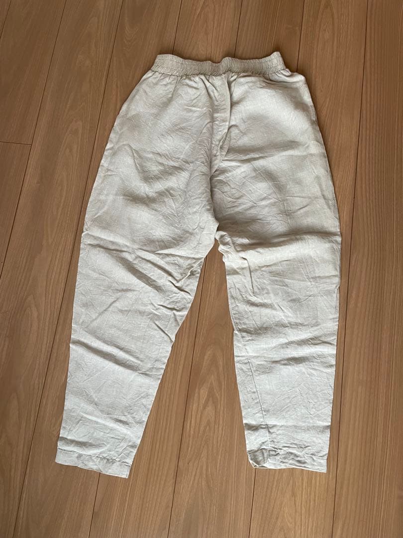 yinyang yogawearリネンファーマーズパンツ