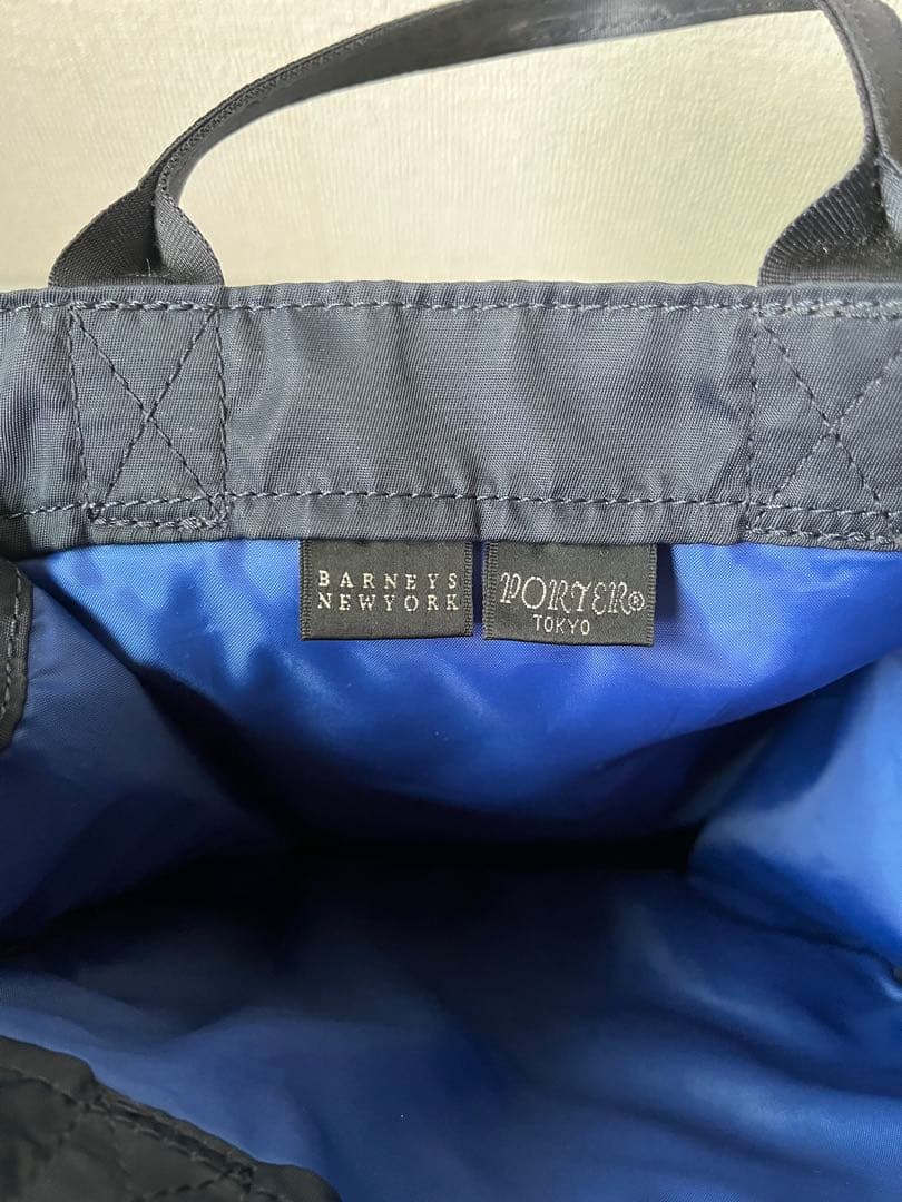 BARNEYS NEWYORK トートバッグ ネイビー