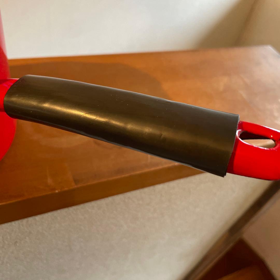 London Tea Room 赤 ホーロー ミルクパン