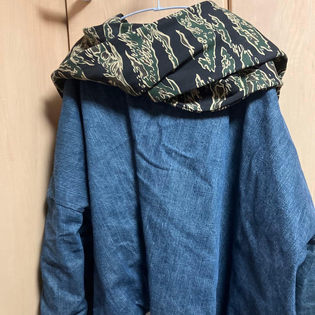 PHENOMENON/フェノメノン　フーディマフラー　タイガーカモ