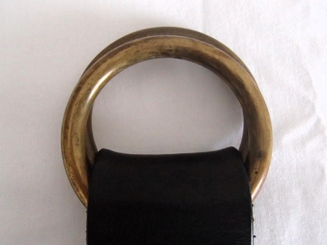 RRL ダブルアールエル ダブルリングレザーベルト USA製 サイズ30 美品