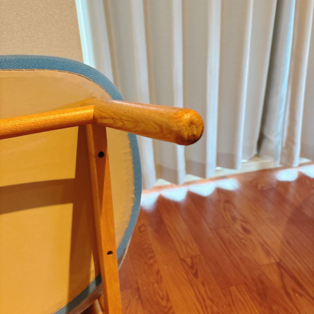 美品 希少カラー kitani キタニ チェア グレー ブルー 北欧家具