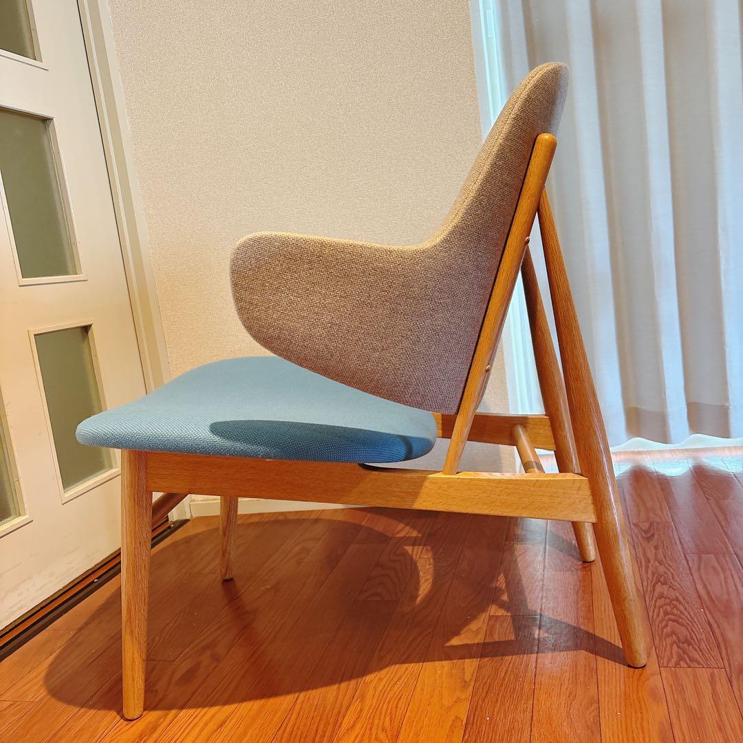 美品 希少カラー kitani キタニ チェア グレー ブルー 北欧家具