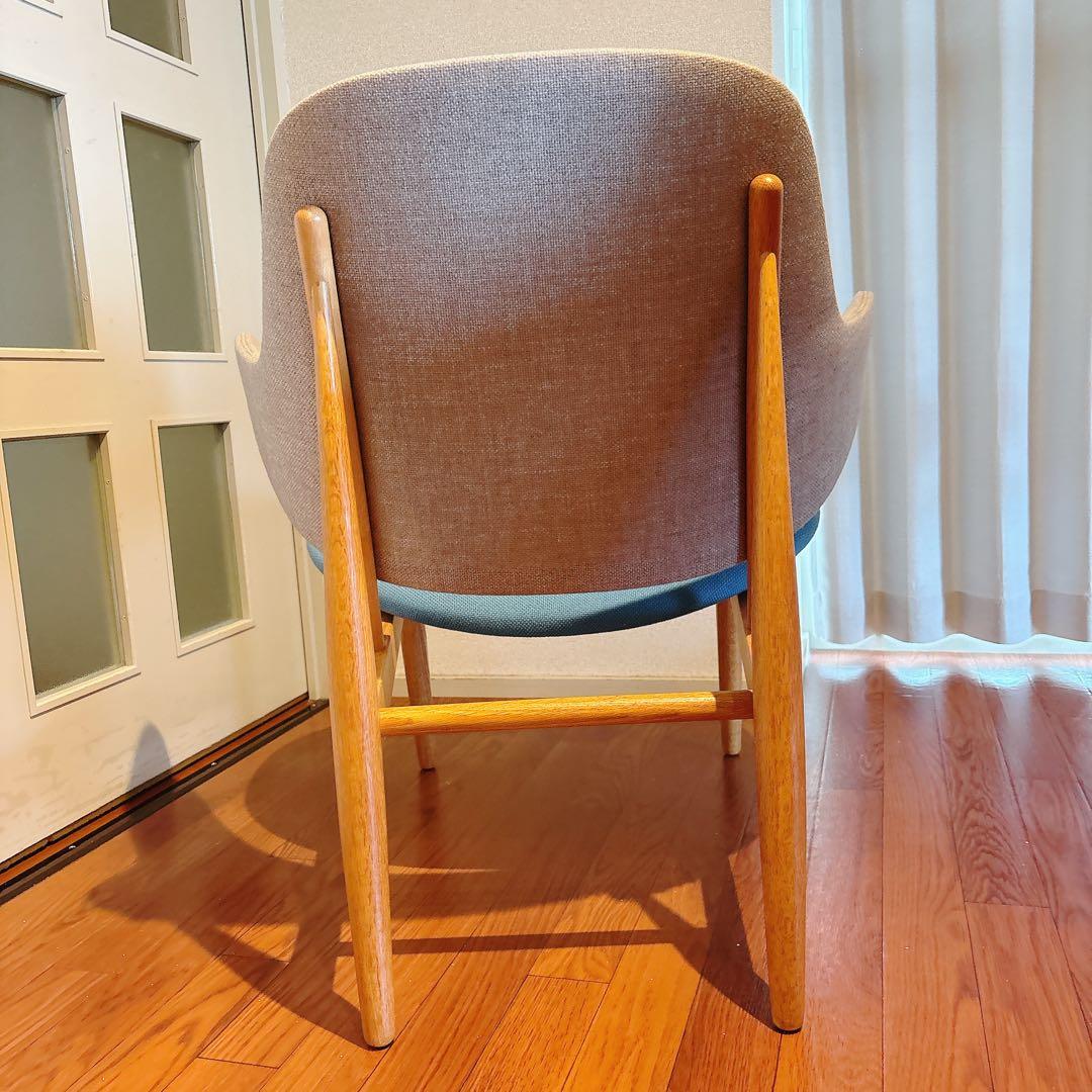 美品 希少カラー kitani キタニ チェア グレー ブルー 北欧家具