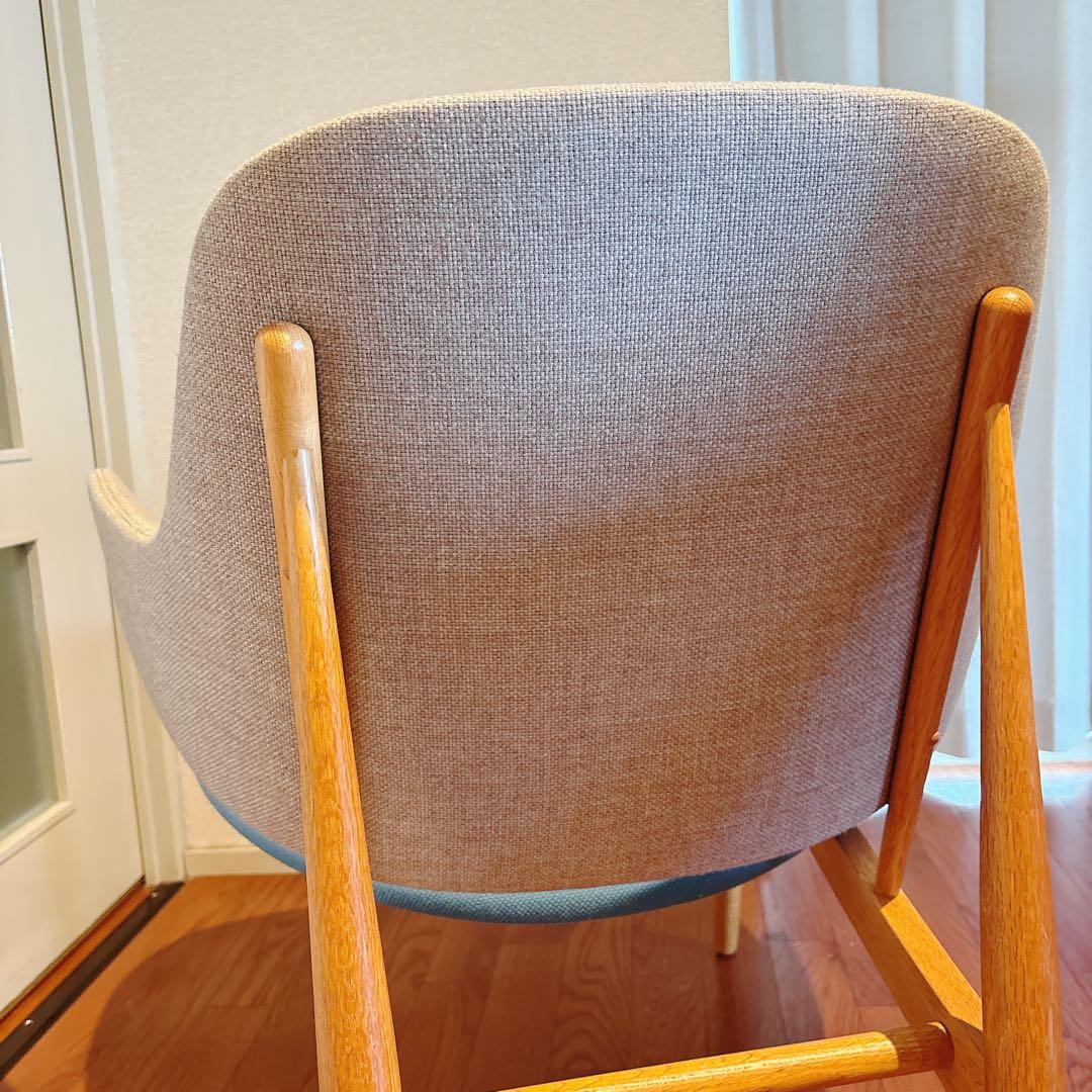 美品 希少カラー kitani キタニ チェア グレー ブルー 北欧家具