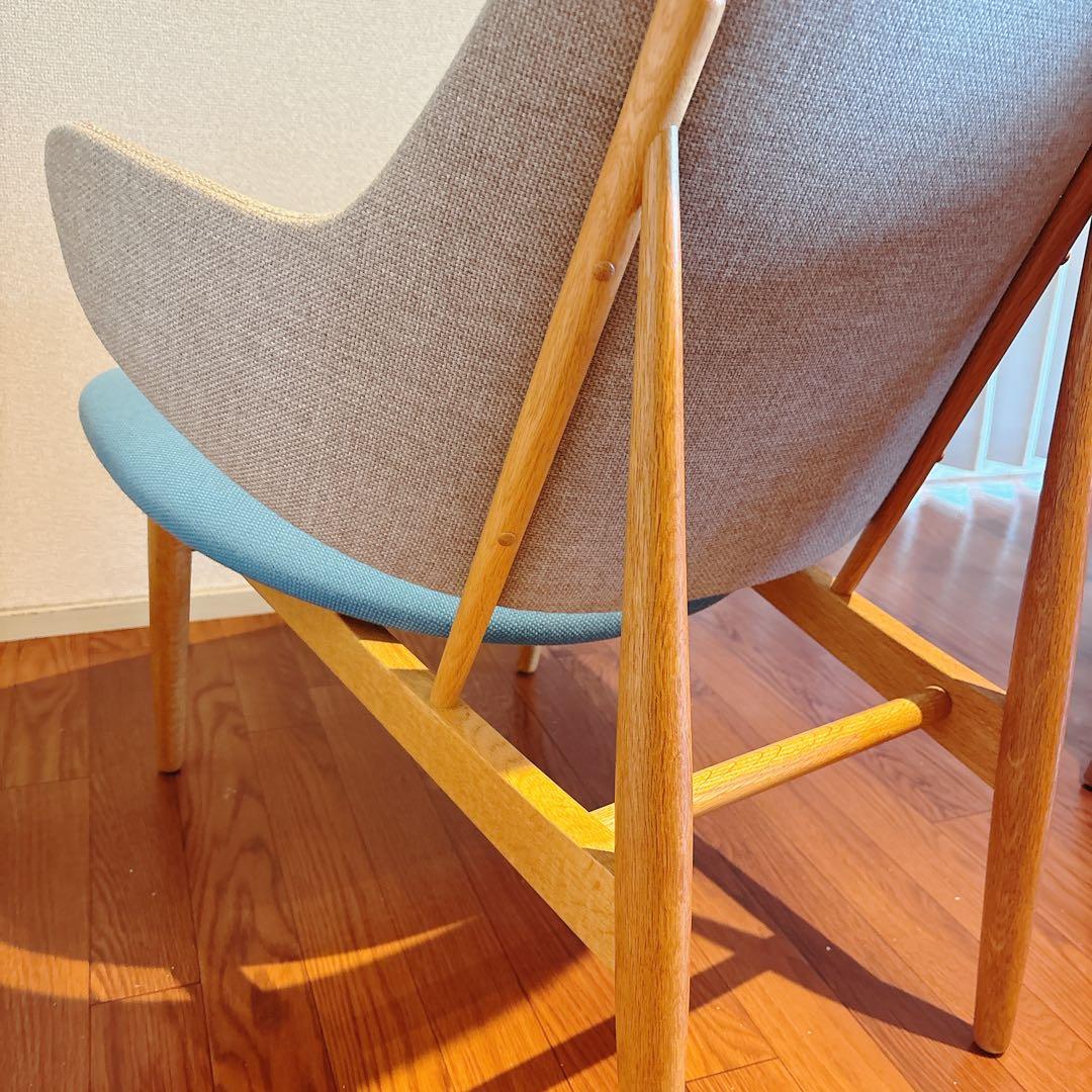 美品 希少カラー kitani キタニ チェア グレー ブルー 北欧家具