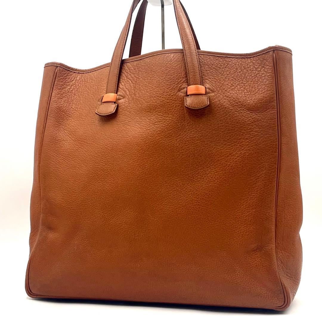 HERMES エルメス ギャロップ ブッフルスキッパー トートバッグ ブラウン