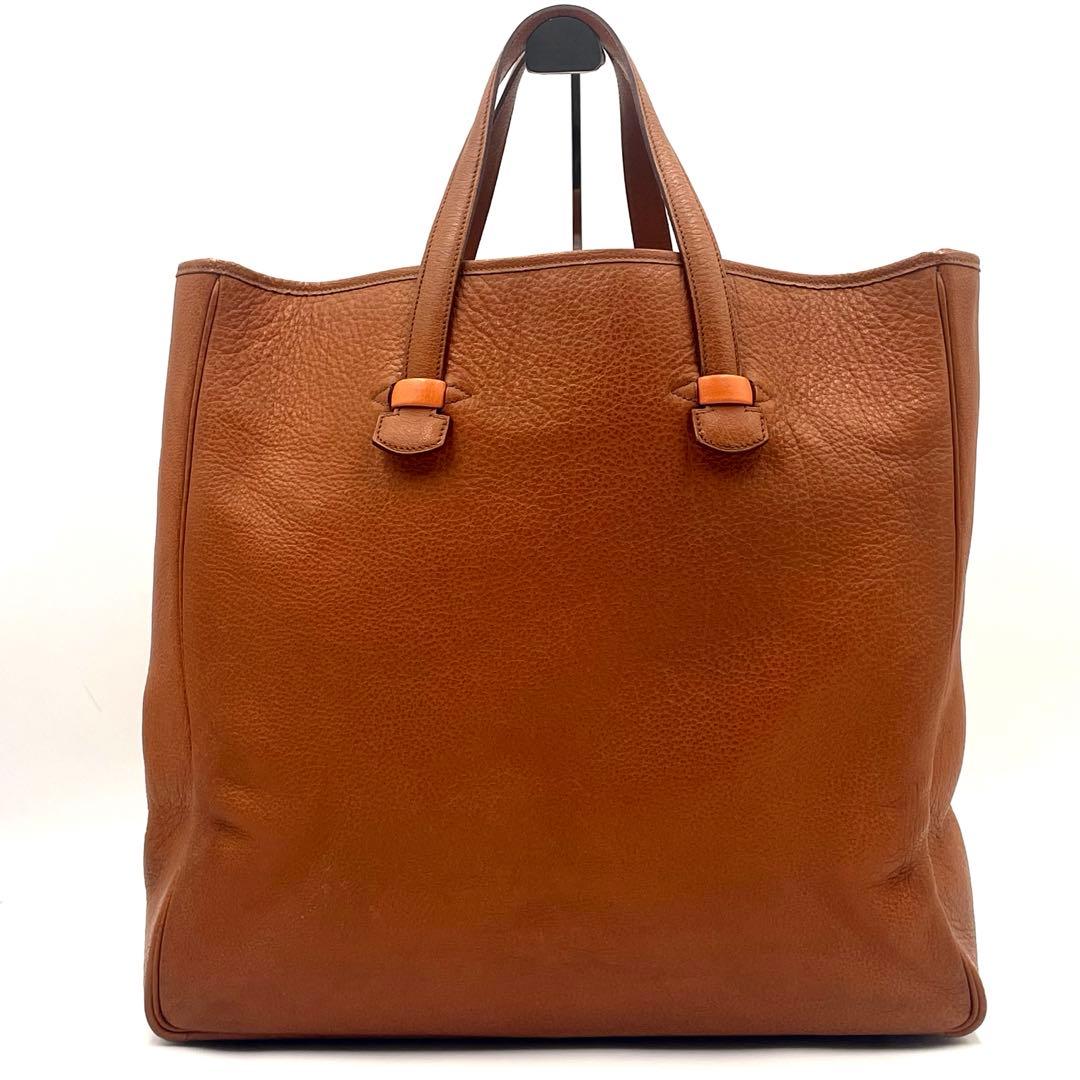 HERMES エルメス ギャロップ ブッフルスキッパー トートバッグ ブラウン