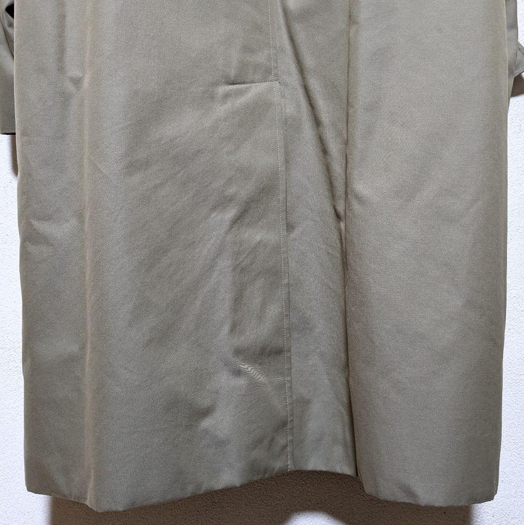 美品 英国製 90s バーバリー ステンカラーコート メンズ 玉虫 C94C