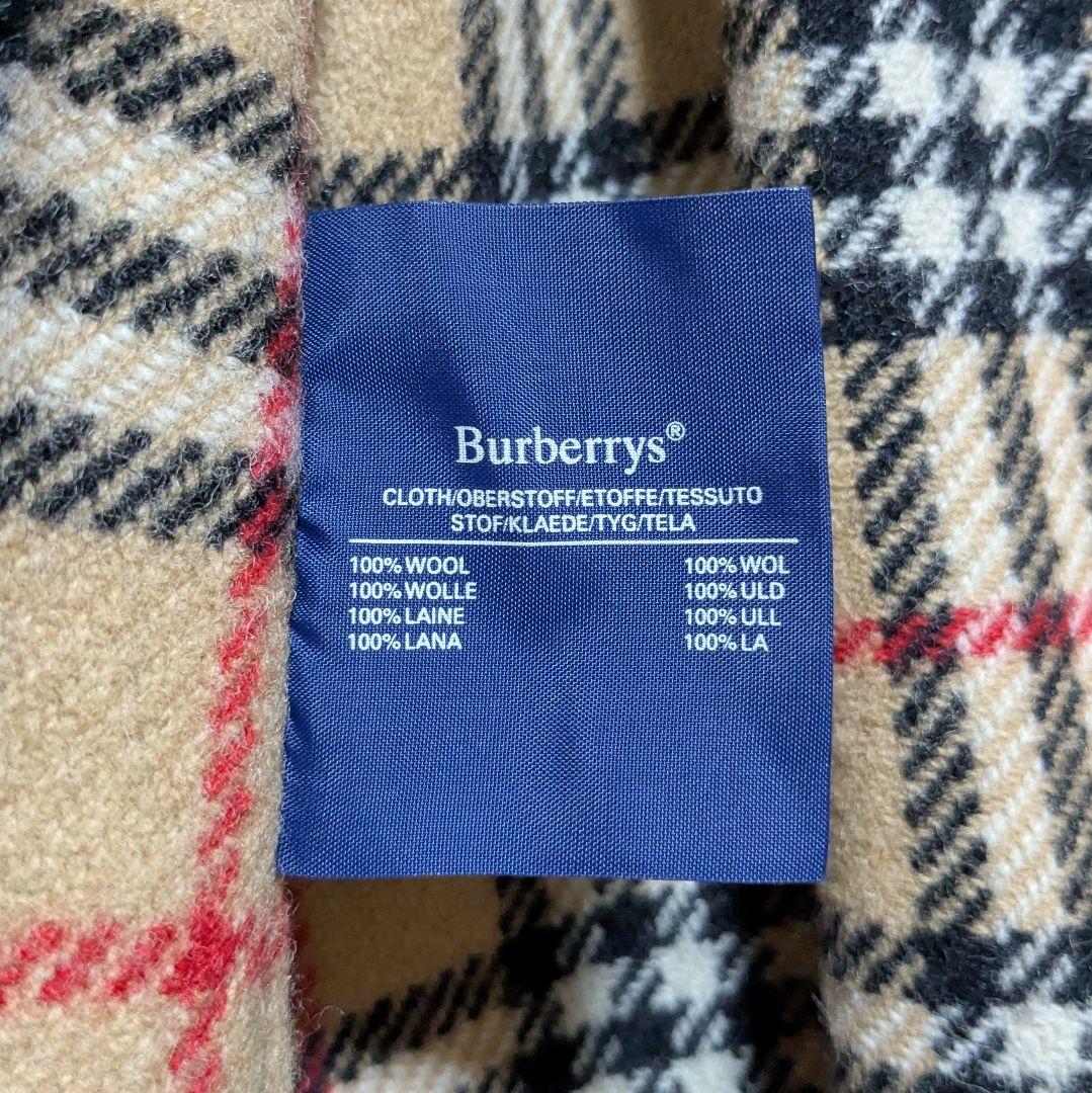 美品 英国製 90s バーバリー ステンカラーコート メンズ 玉虫 C94C