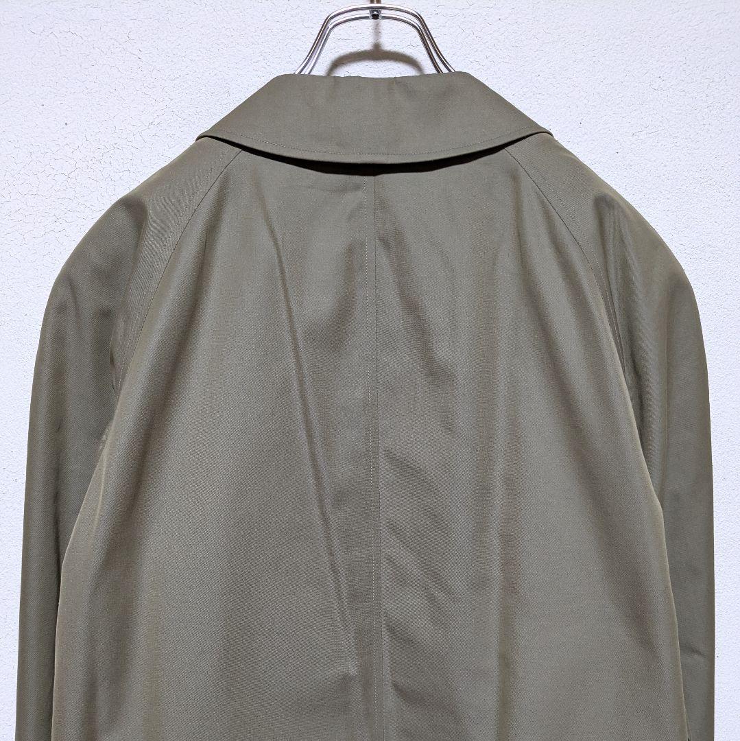 美品 英国製 90s バーバリー ステンカラーコート メンズ 玉虫 C94C