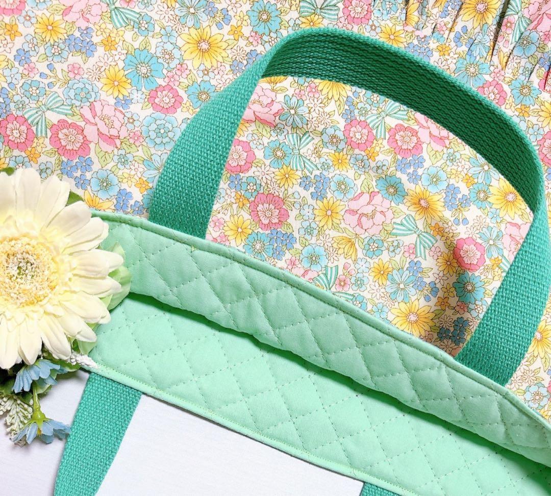 レッスンバッグ ʚ♥ɞ上履き入れ　体操服袋　ハンドメイド　巾着　ランチマット