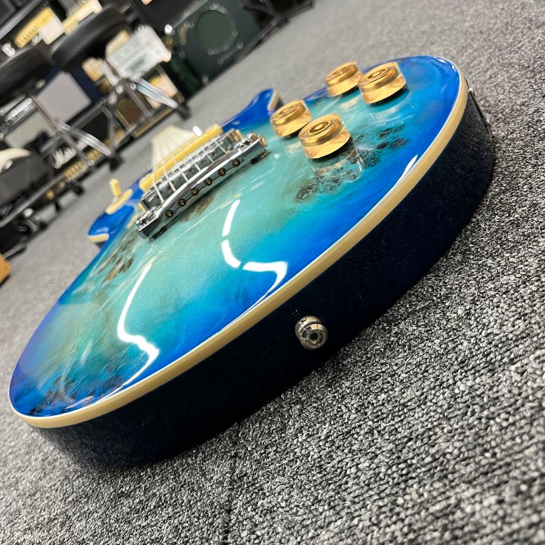 【10603】 BACCHUS レスポールタイプ ブルー