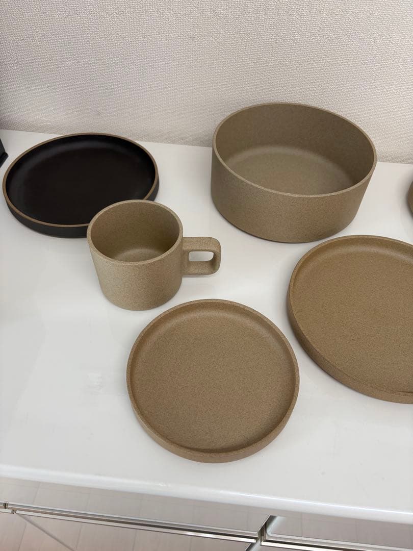 ハサミポーセリン　9点セット　ベージュ　ブラック　14〜16日発送不可