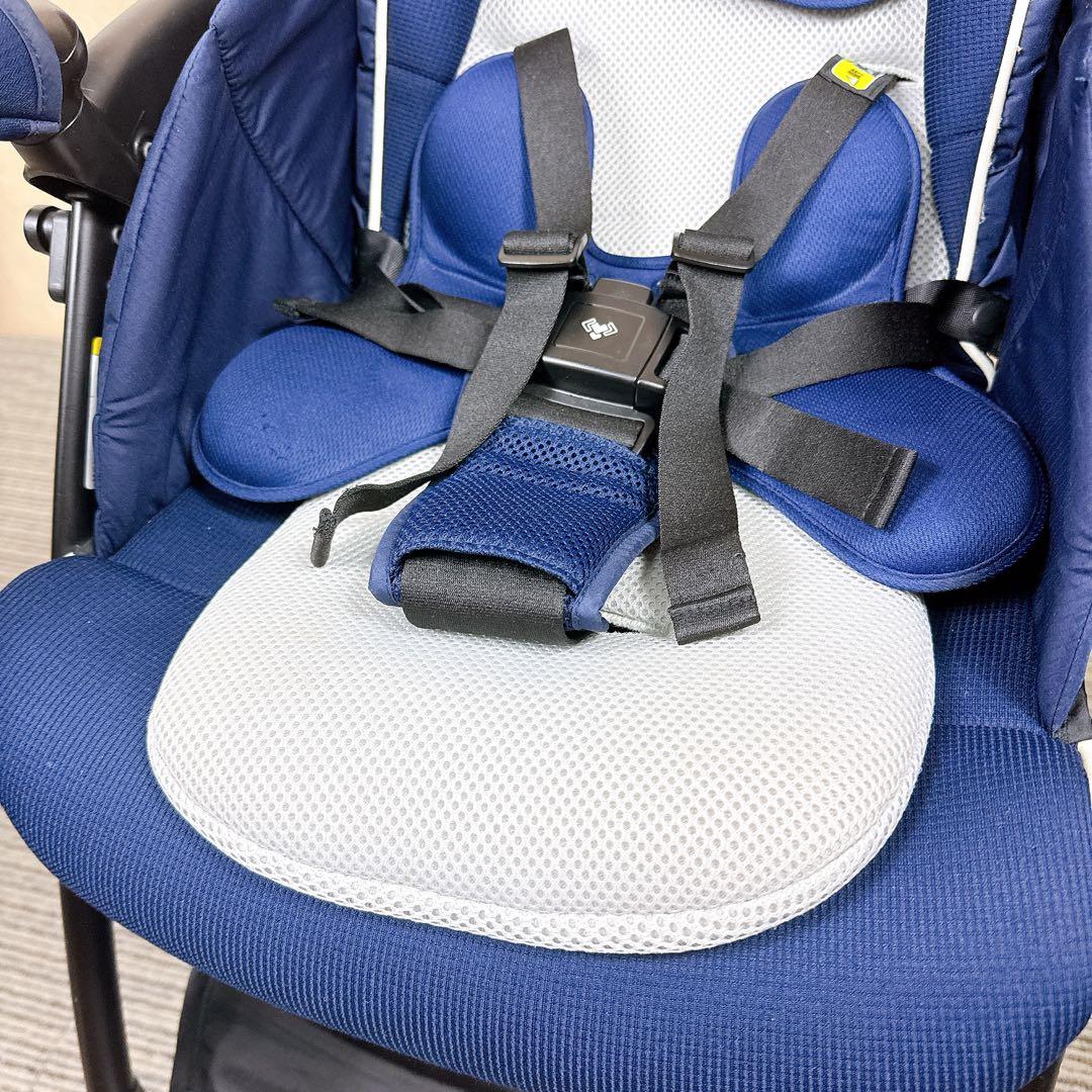 【美品】Aprica ラクーナビッテクッション　ベビーカー　レザーハンドル