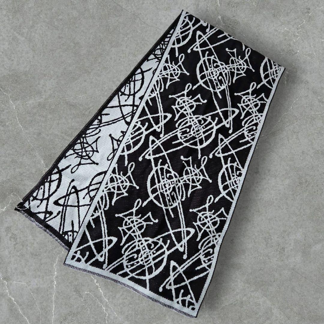 希少☆Vivienne Westwood 大判 マフラー オーブ リバーシブル