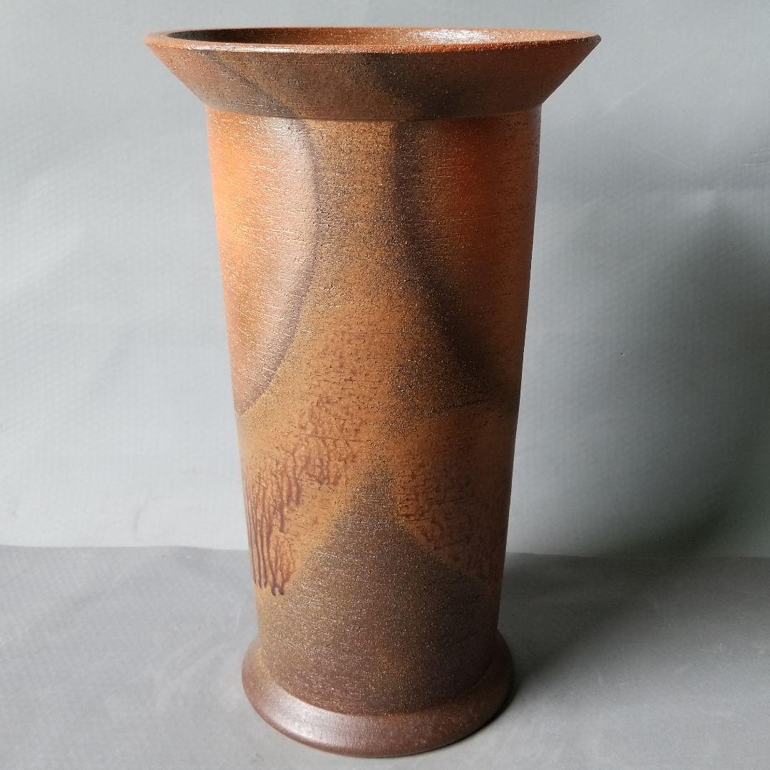 信楽焼 傘立て サビ窯変 高さ５５cm