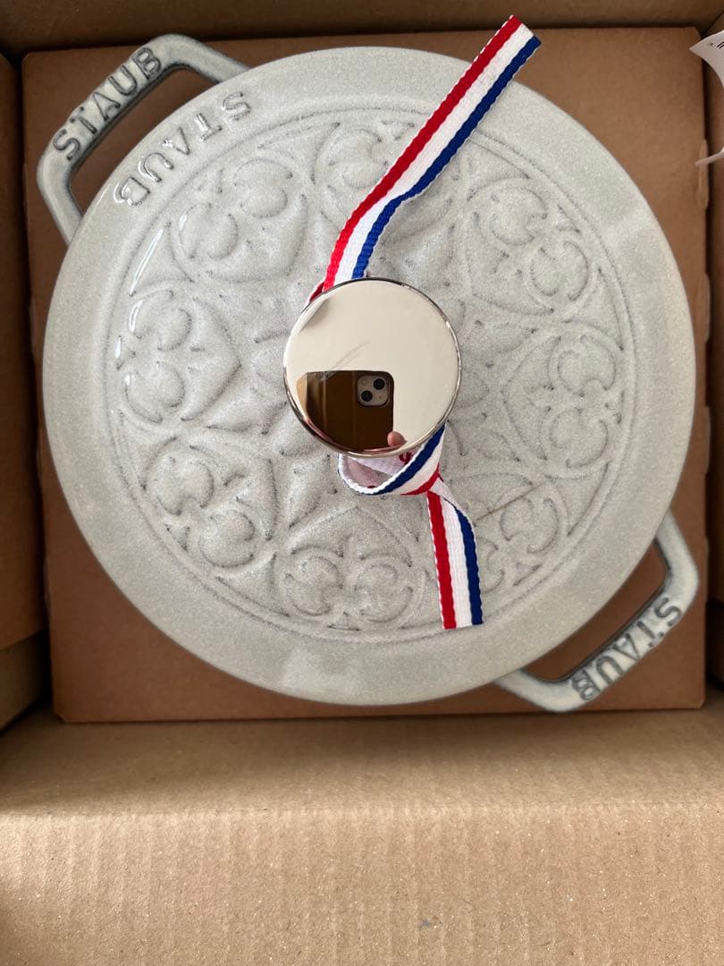 【新品/未使用】STAUB Wa-NABE S Lily カンパーニュ 16cm