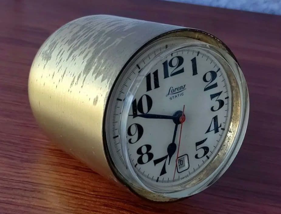 Lorenz Static(Gold) Richard Sapper 置時計