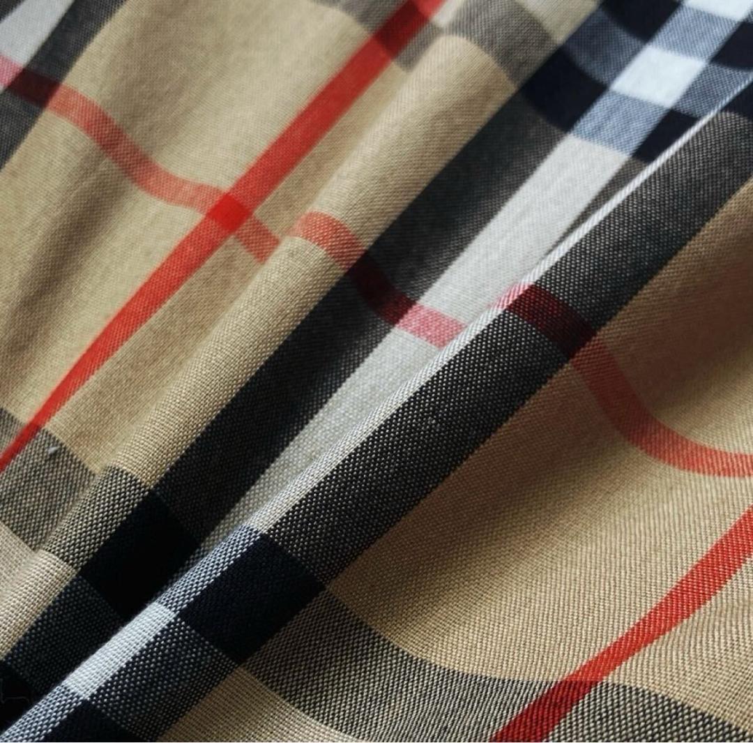 ☆ バーバリーズ ステンカラー コート 裏地ノバチェック レッド 赤 38 M❤