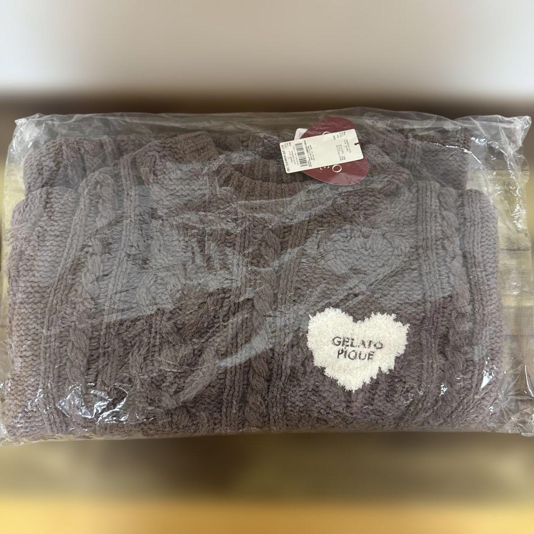 GELATO PIQUE ルームウェア Fサイズ ブラウン　ワンピースタイプ