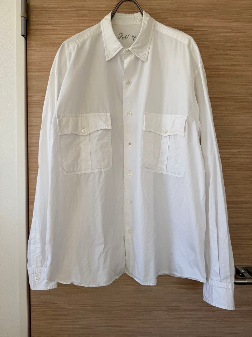 PORTER CLASSIC ポータークラシック　ロールアップシャツ M