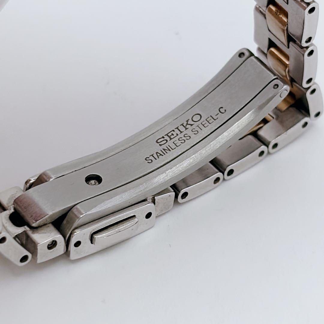 【極美品✨】SEIKO ルキア 腕時計 電波ソーラー 1Pダイヤ デイト シェル
