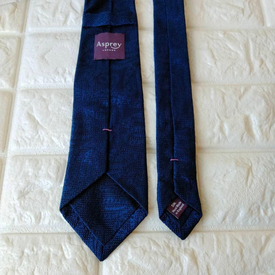 Asprey【美品】ネクタイ　シルク100％　イングランド製　定価31000円