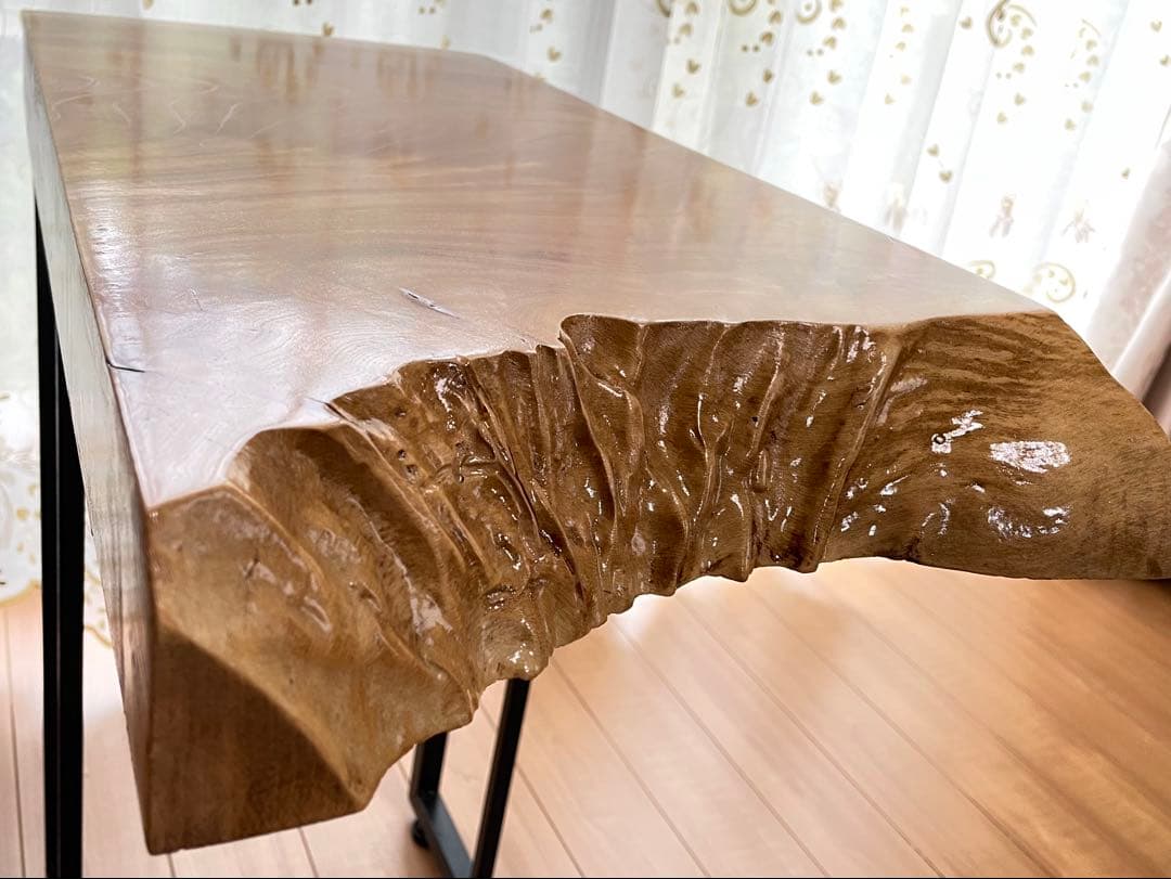 nn　一枚板　欅（けやき）　サイドテーブル　コーヒーテーブル