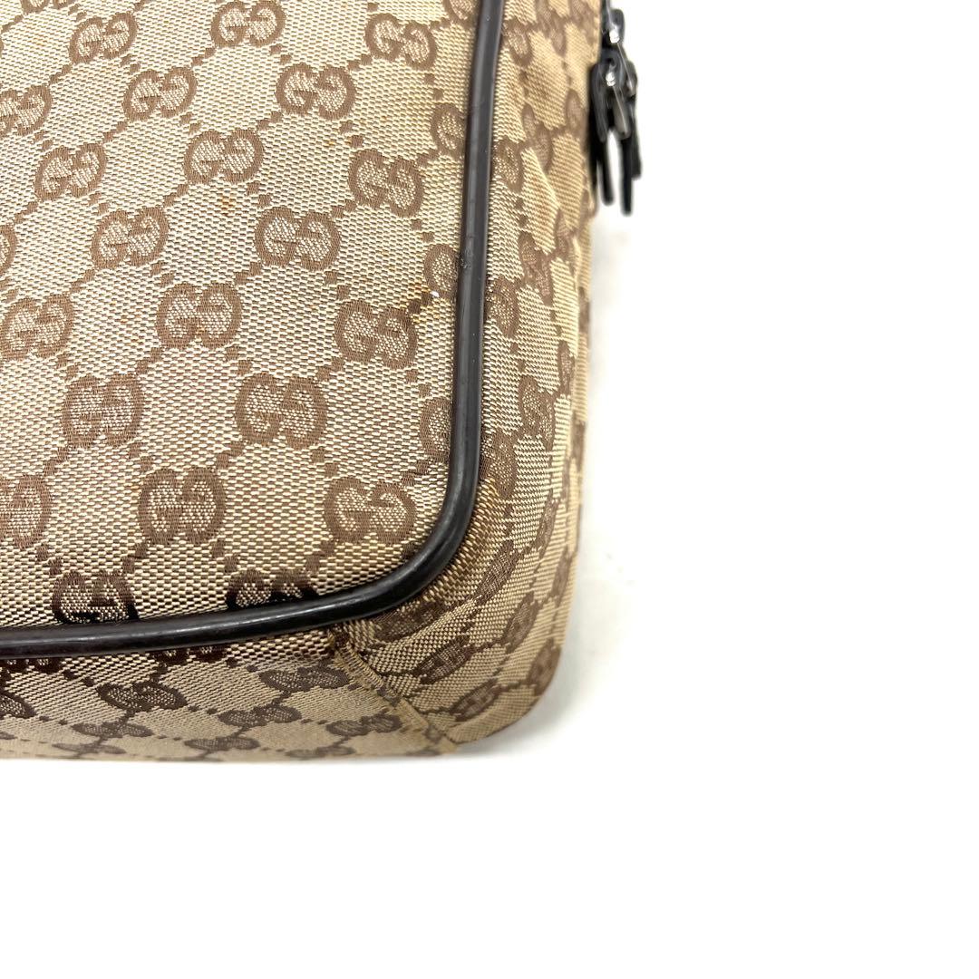 【美品】グッチ ショルダーバッグ GG キャンバス ボックス
