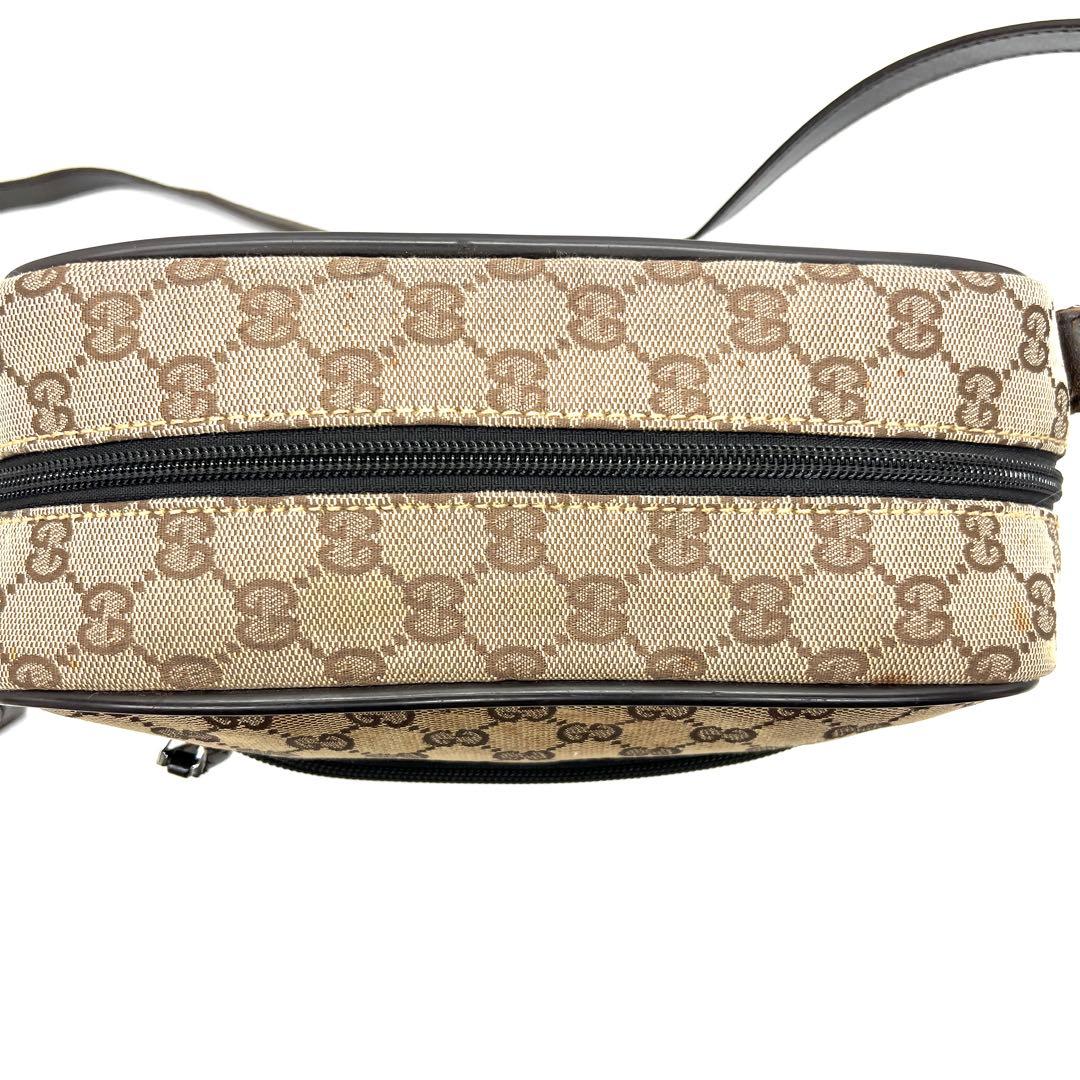 【美品】グッチ ショルダーバッグ GG キャンバス ボックス