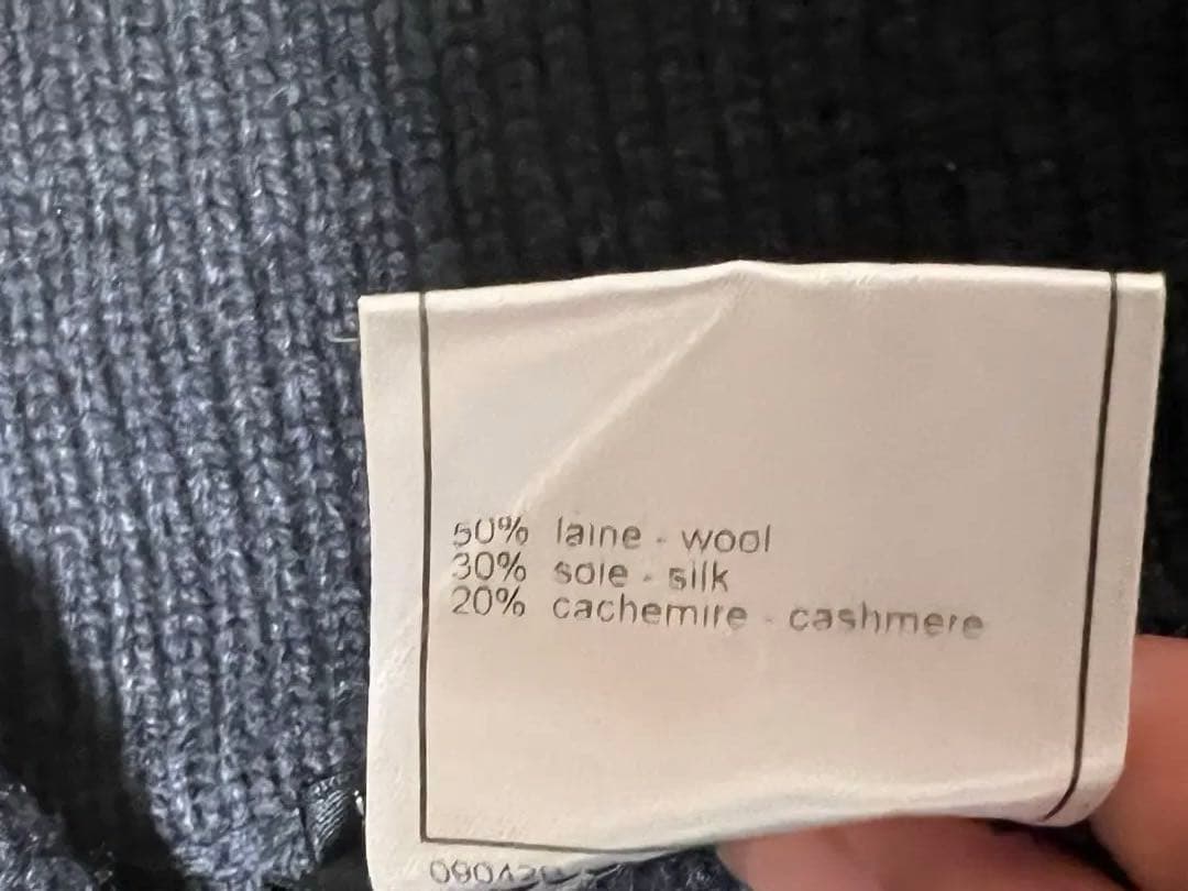 from japanさま◾️CHANEL シャネル 36 ウールシルクカシミヤ ニ