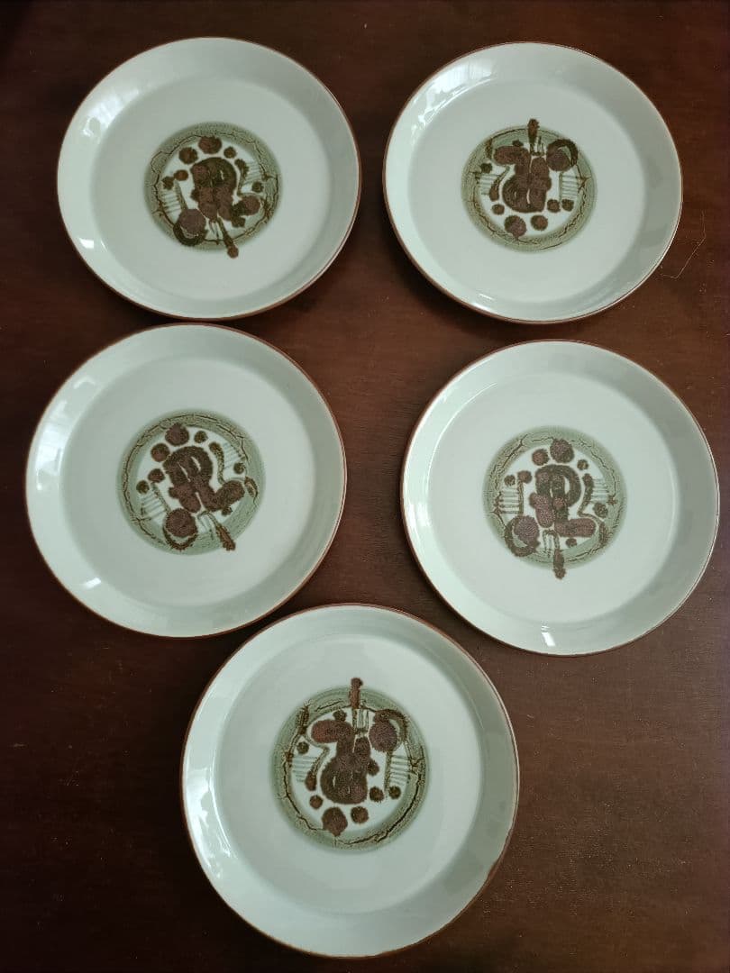 デンマーク　デシレ　中皿20cm　5枚セット　desiree ■