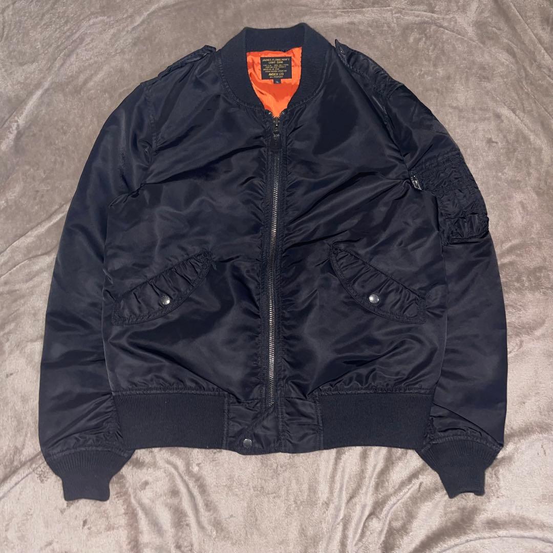 AVIREX フライトジャケット アーチロゴ コマーシャルロゴ L-2