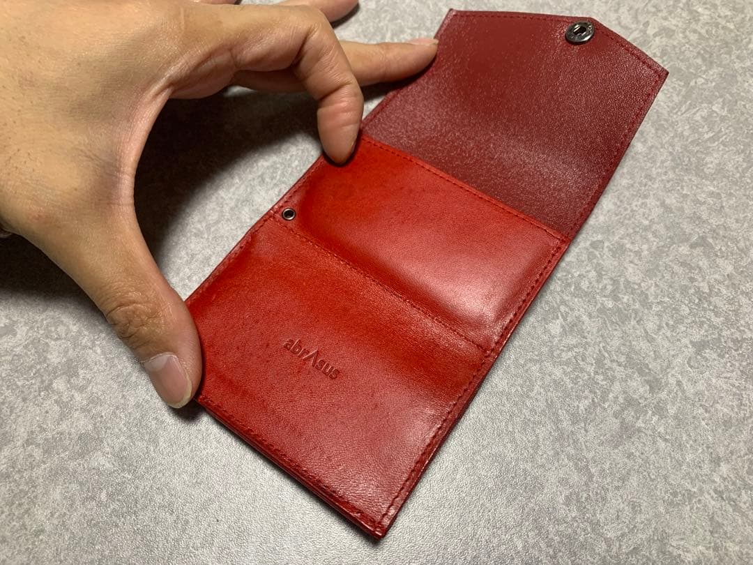 アブラサス　小さい財布　薄いマネークリップ　ブッテーロレザーエディション　セット