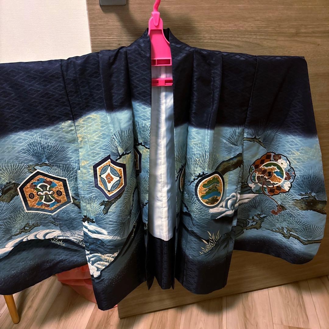 [即日発送します]七五三 男の子 7歳 着物和装セット