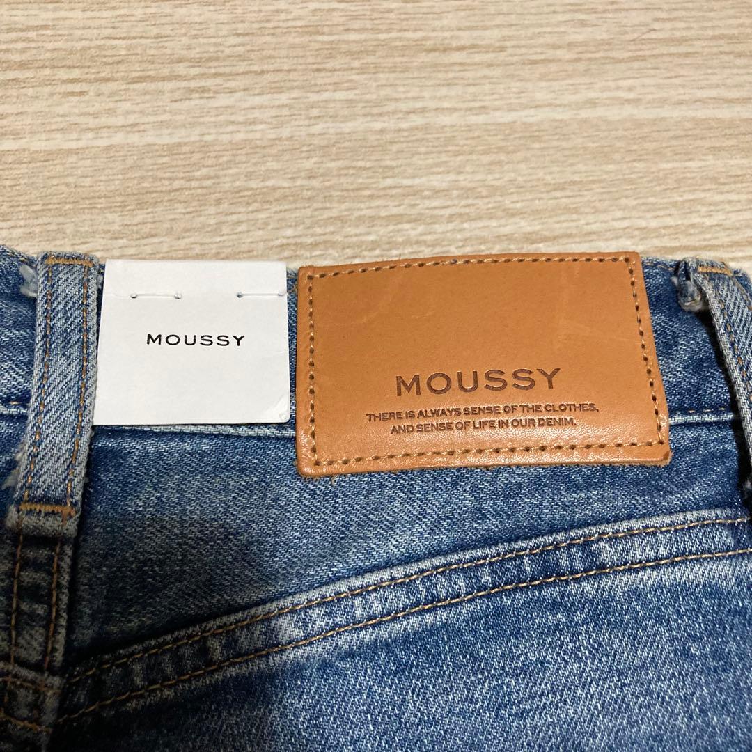 【新品タグ付き】MOUSSY MVS FLARE フレアデニム ブルー 25