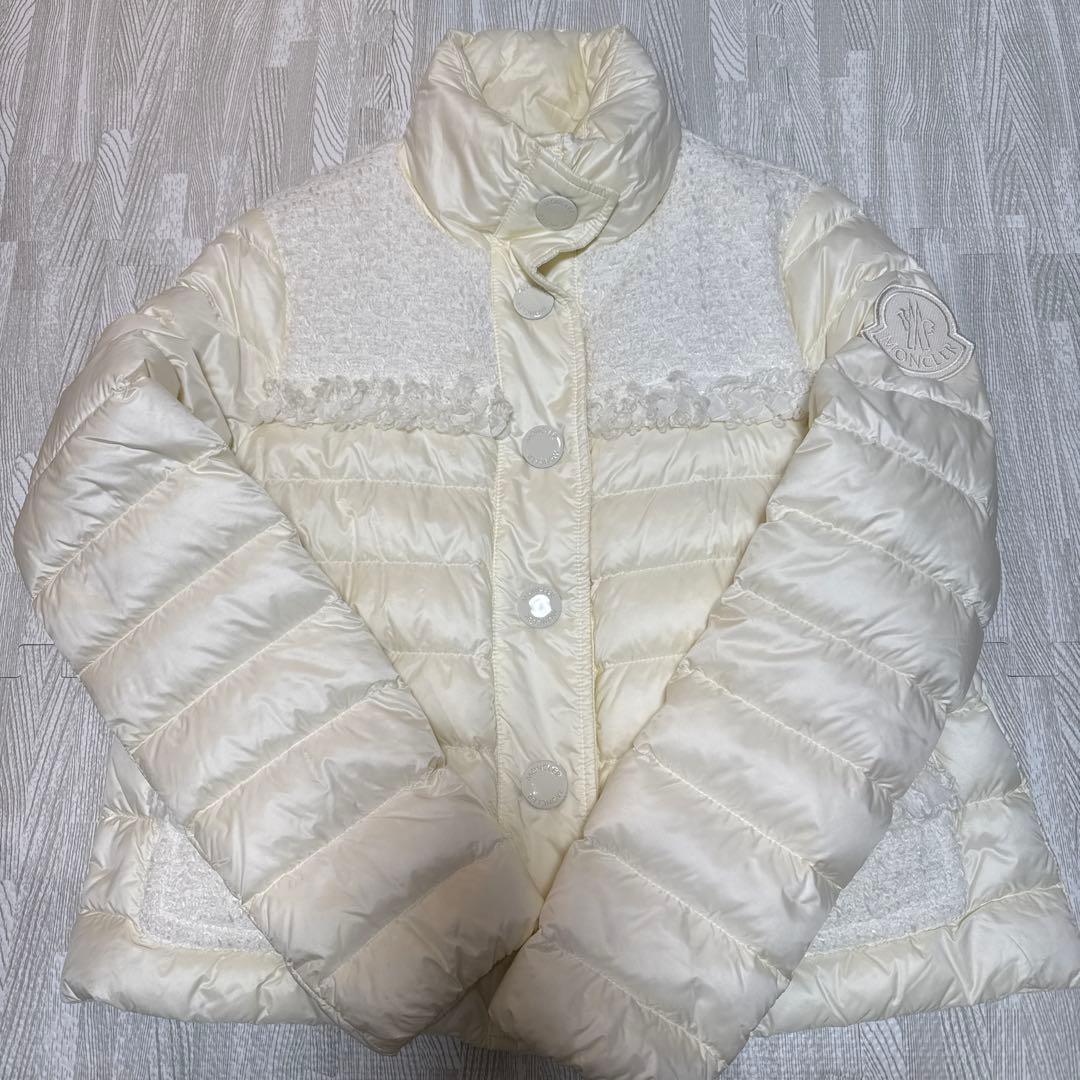 MONCLER モンクレール ツイード ダウンジャケット レディース