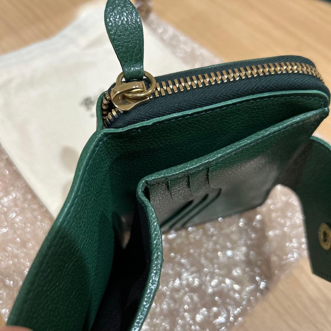 IL BISONTE 二つ折り財布 グリーン