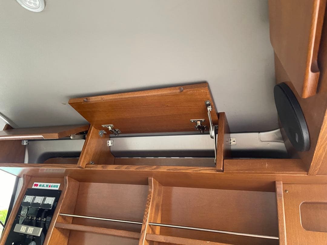 キャンピングカー家具の大川作成OKワゴン