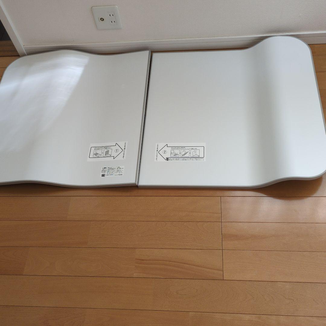 ホワイト風呂ふた 720mm x 1402mmアクリアバス1616型