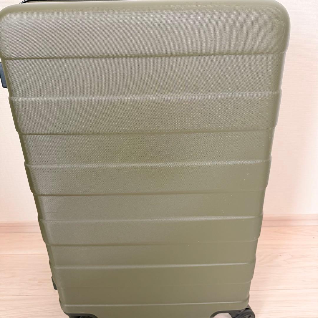 美品　無印良品 MUJI バーを自由に調節できる　ハードキャリーケース　62L