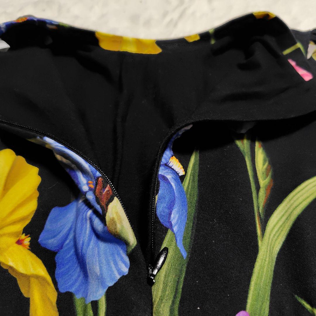 【1975】Dolce＆Gabbana 花柄 キッズ ワンピース アイリス