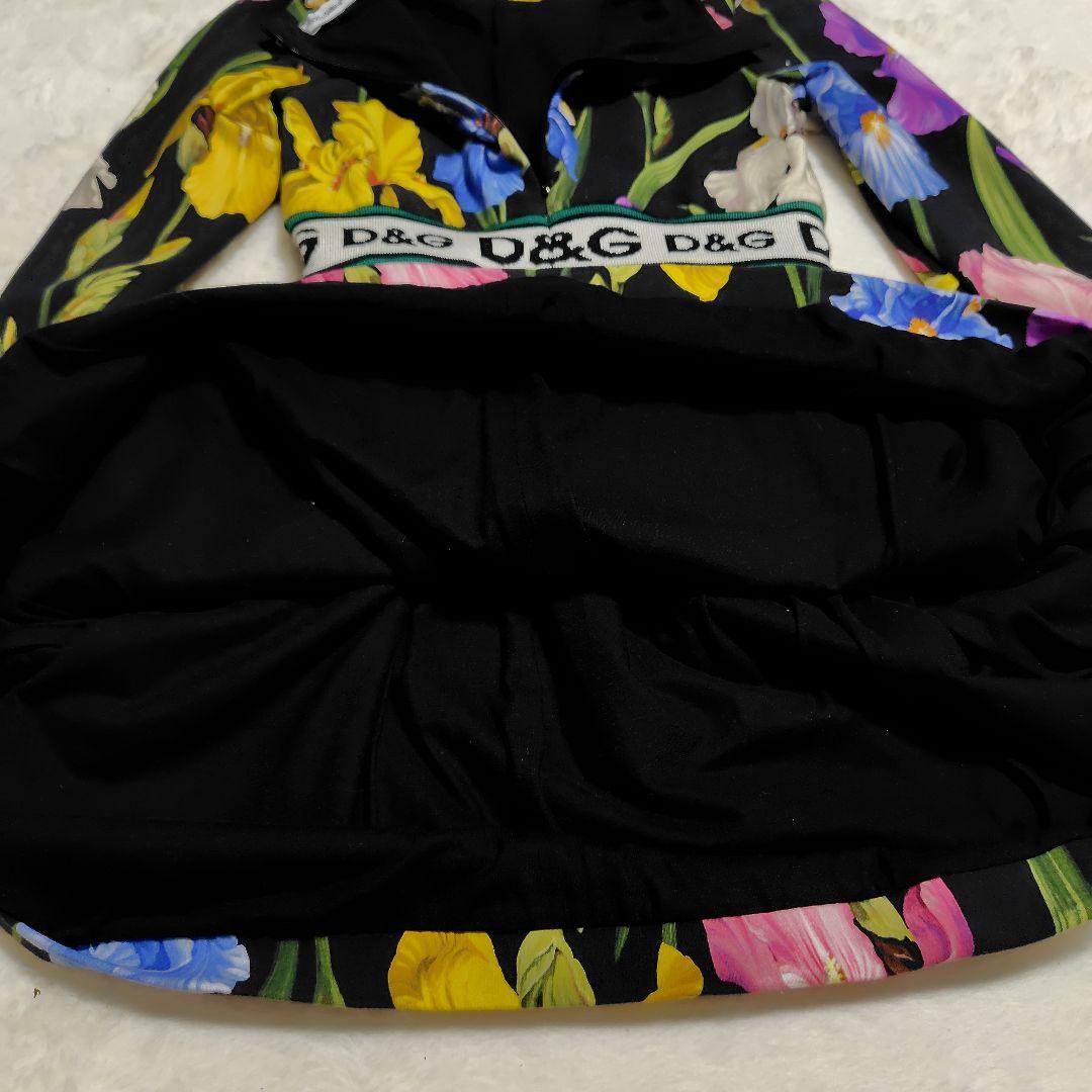 【1975】Dolce＆Gabbana 花柄 キッズ ワンピース アイリス