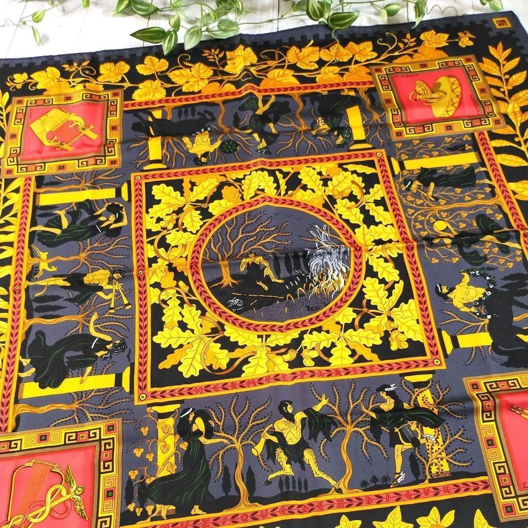 ☘️極美品☘️エルメス カレ90　Musique Des Dieux 神々の音楽