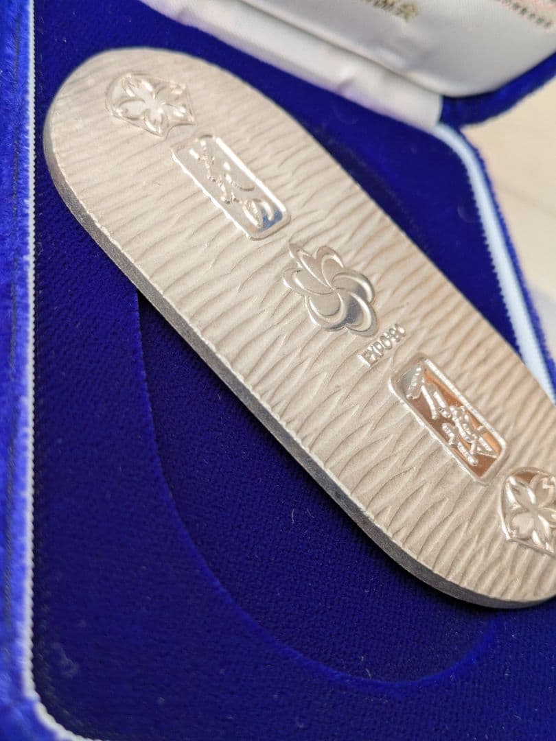 激レア EXPO'90 純銀製 国際花と緑の博覧会記念小判 花ずきんちゃん