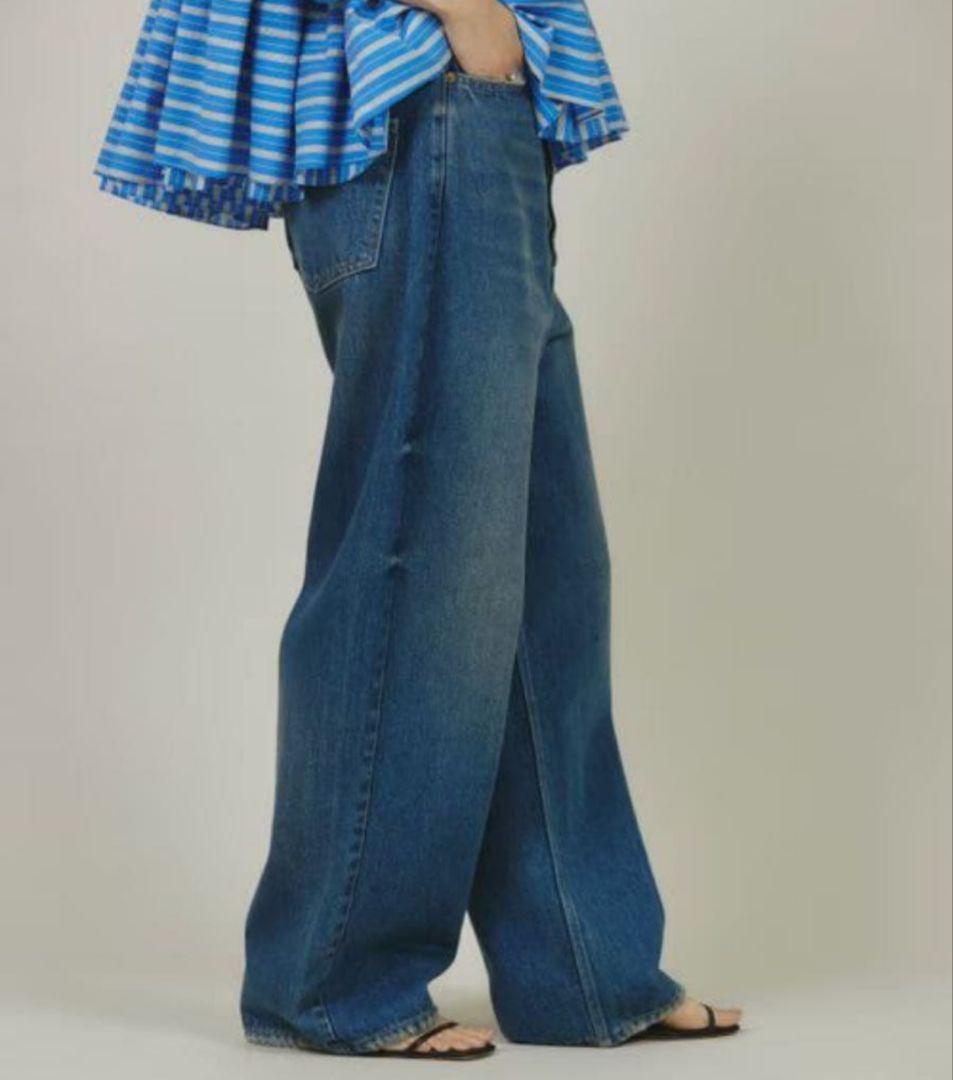 Curensology カレンソロジー 〈&RC〉ワイドルーズデニムパンツ 36