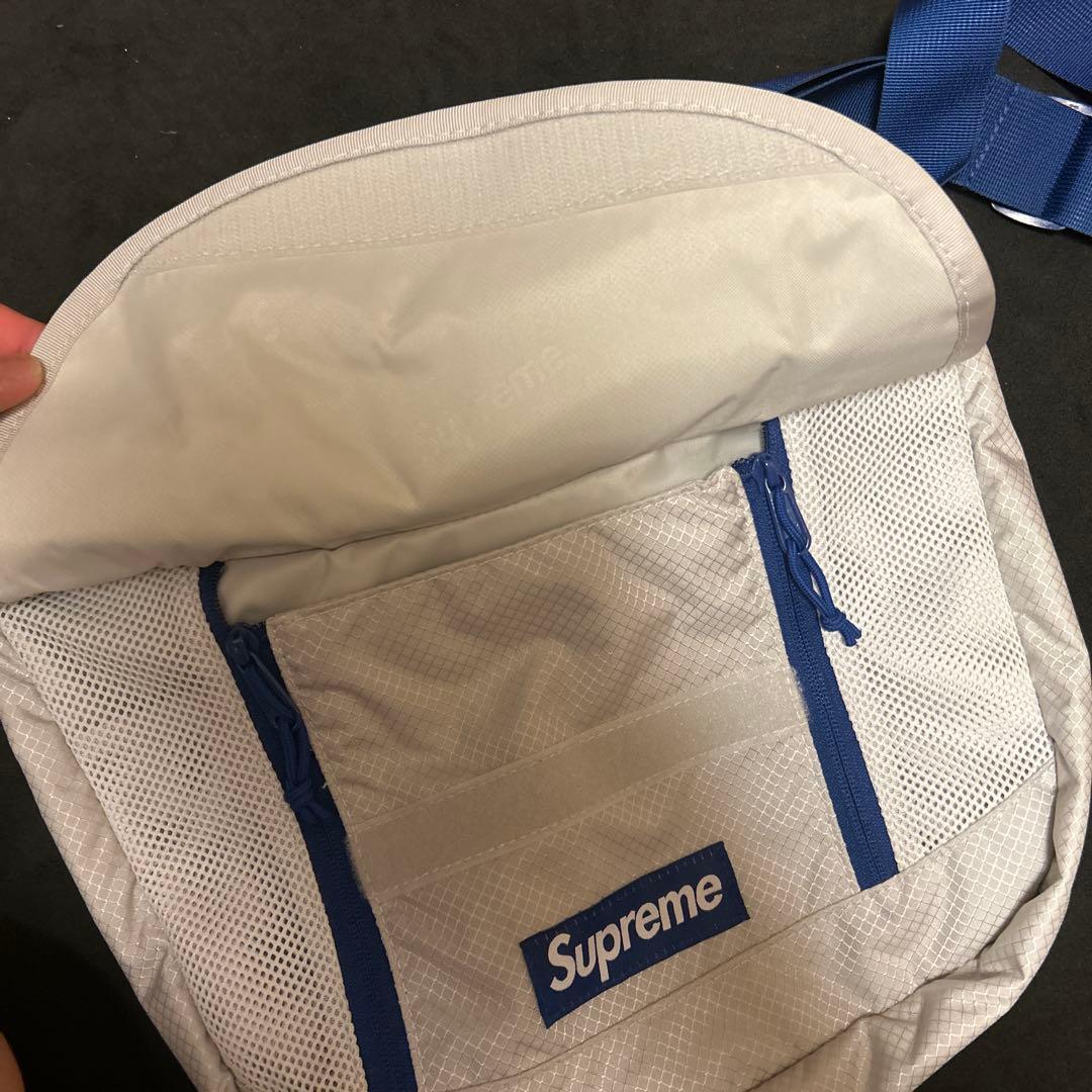 Supreme メッセンジャーバッグ グレー/ネイビー