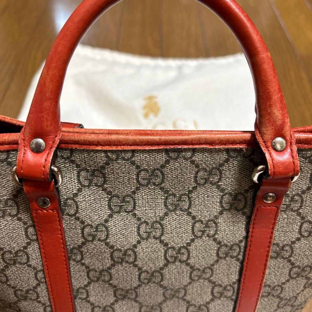 グッチ　キッズライン　マザーズバッグ GGスプリームキャンバス