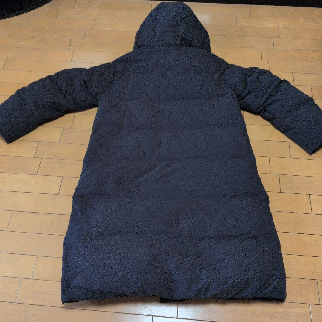 ユニクロ　シームレスダウンロングコートＸＸＬ ブラック